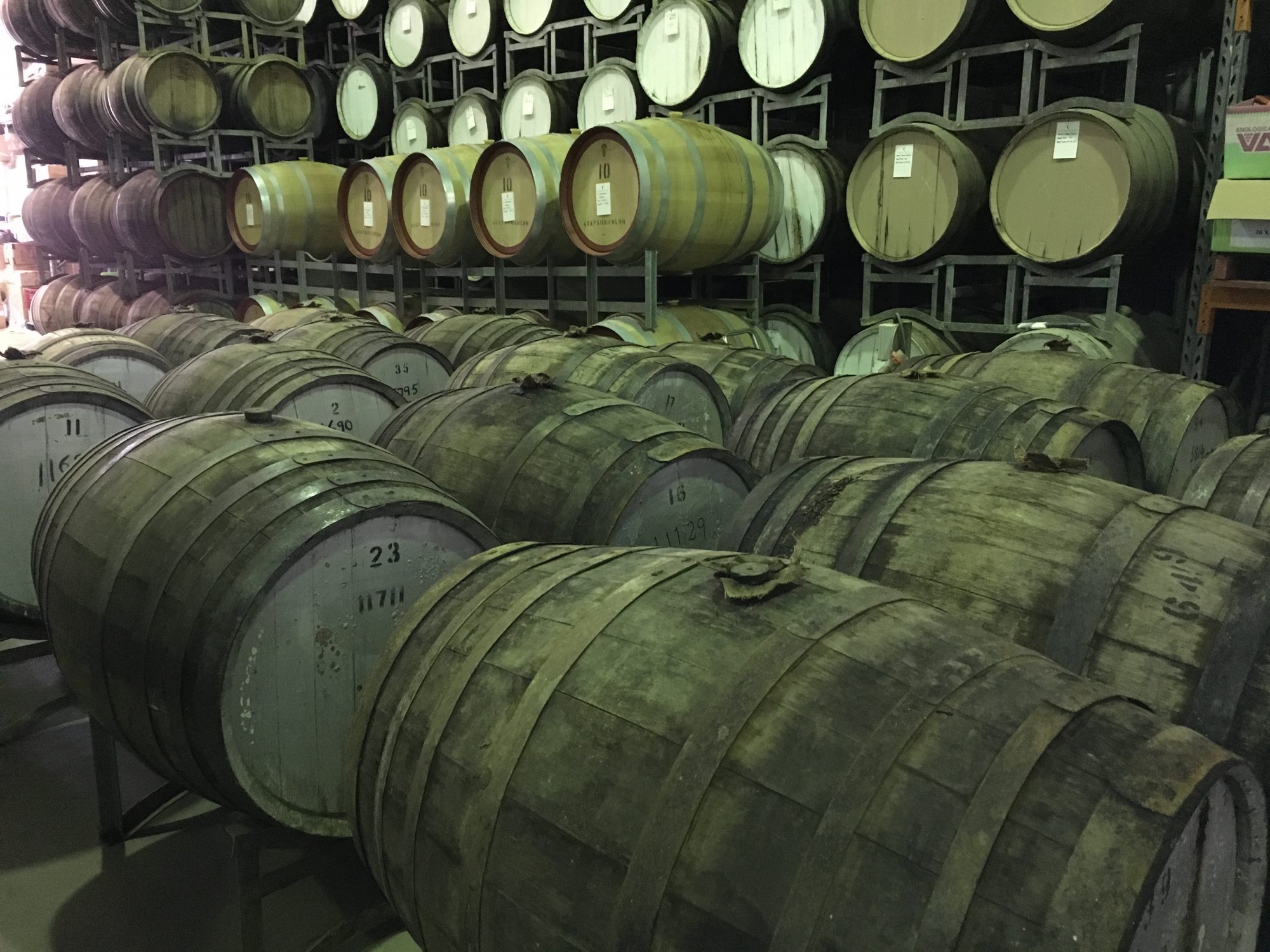 St Anne's Winery Wine barrels