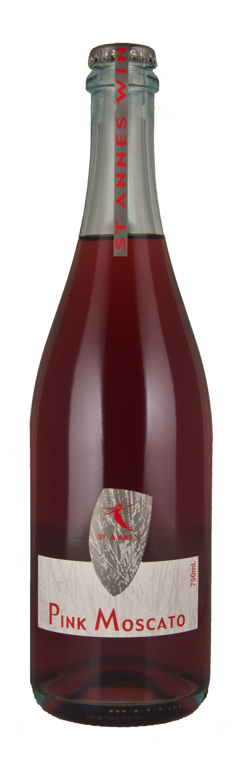 St Anne's Pink Moscato on White Background