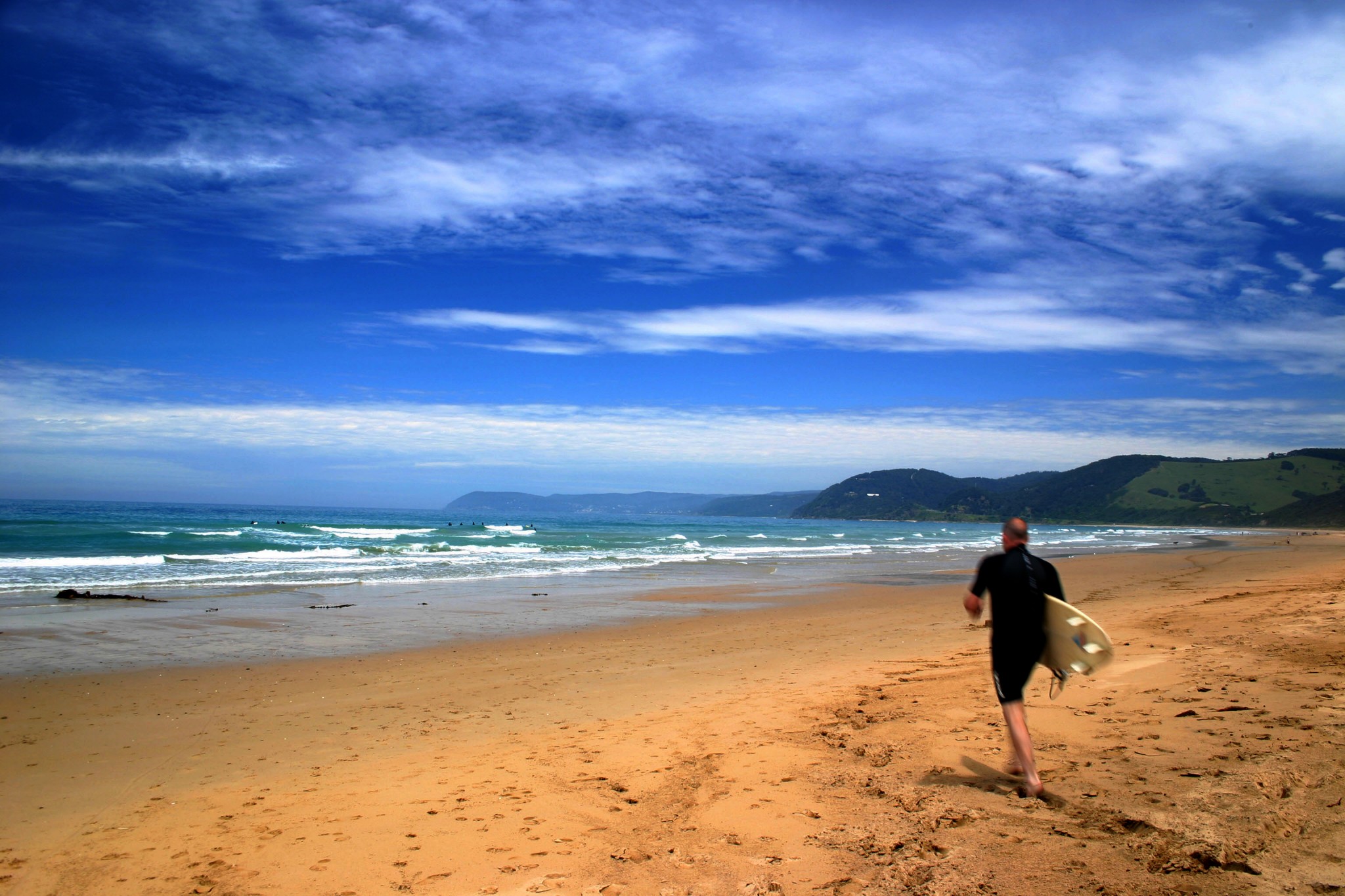Man At Beach in Lorne Australia