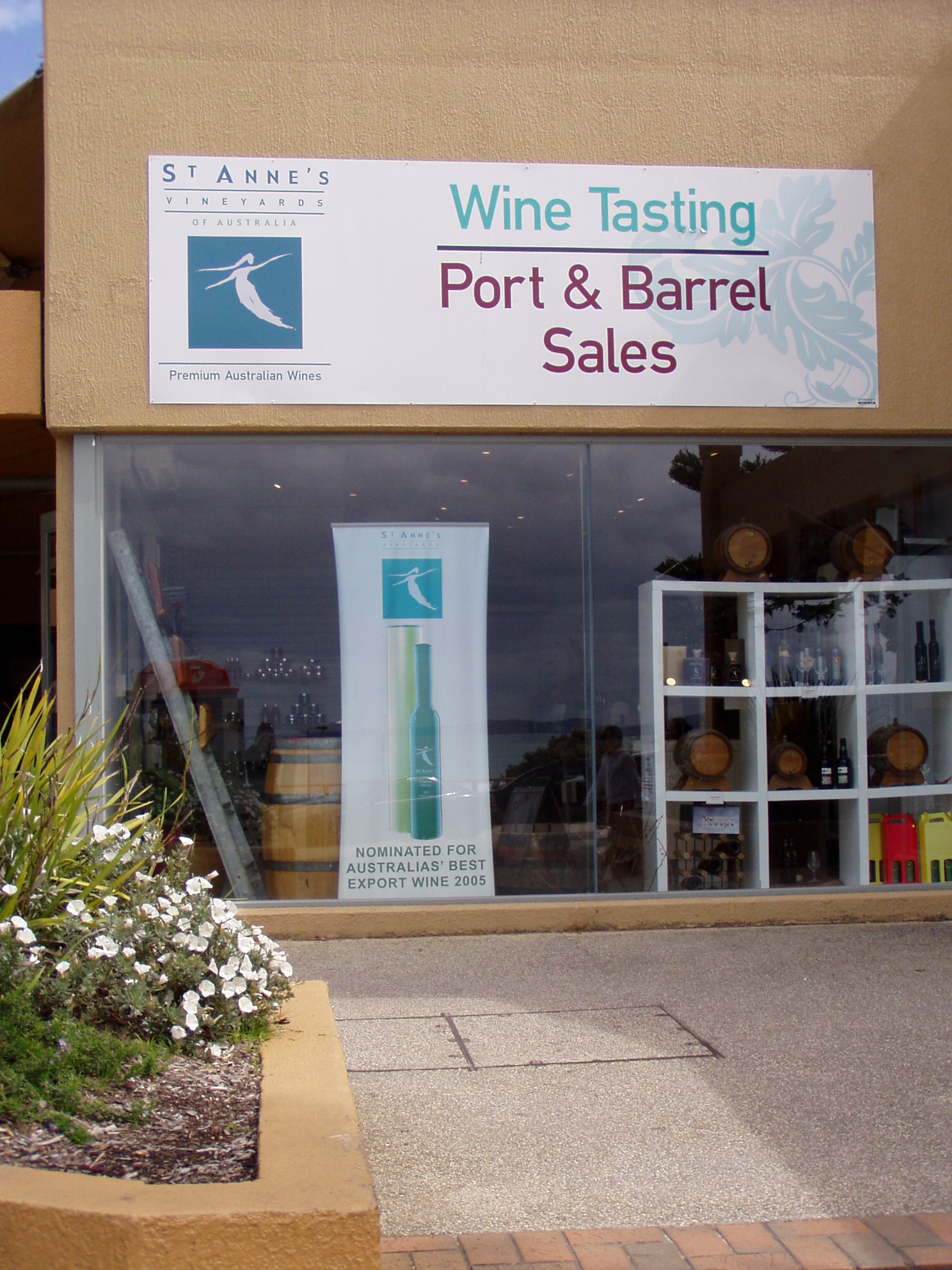 Wine Tasting with Port & Barrel Sales at St Anne's Vineyard Stockists in Lorne