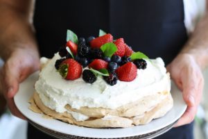 Mixed Berry Pavlova at St Anne's Winery