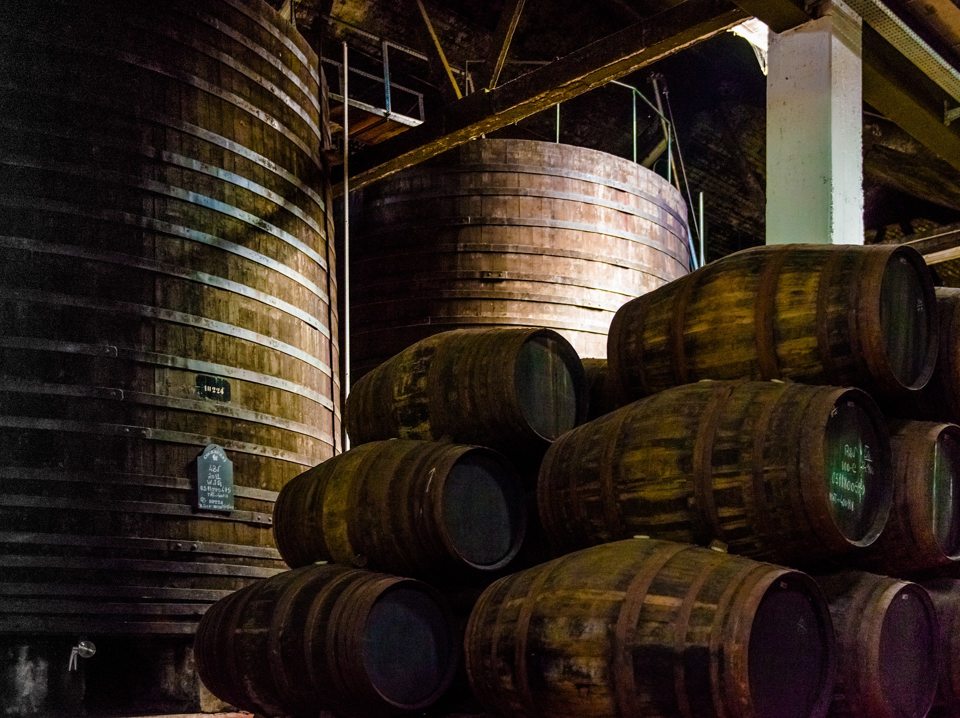 Barrels of St Anne's Wine
