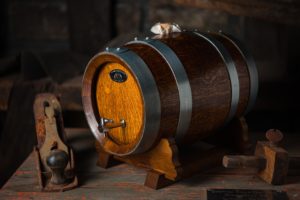 5 Litre Cognac Coopered Oak Barrels (Full)