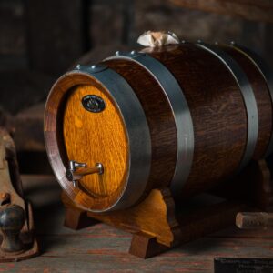 5 Litre Cognac Coopered Oak Barrels (Full)